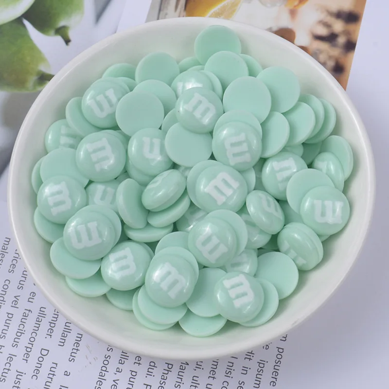 8 Смола M Bean кремовый Материал Моделирование Шоколадных Бобов слизь наполнитель Diy Шарм глина Lizun слизи инструмент игрушки для детей унисекс - Цвет: 8