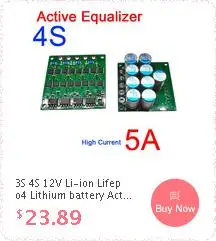 5A-8A активный балансировочный эквалайзер 4S Lipo Lifepo4 литий-ионный аккумулятор BMS Высокая большая плата модуля динамического преобразования тока Blance
