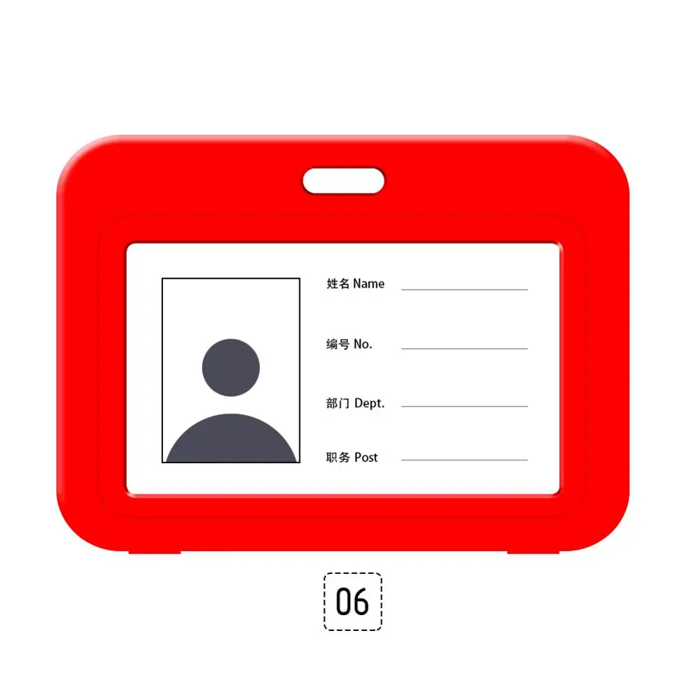 Портативный держатель для карт работника название чехол ID карты работы с