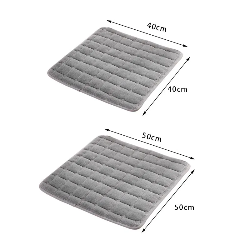 

Cotton Chair Cushion Non-slip Square Seat Pad For Students Thick Soft Pillow For Chair Cushions Solid Color Seat Pad Home Decor