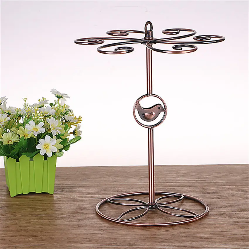 Маленькая птица винный стойка для стаканов кухонный бар подвешиваемый держатель