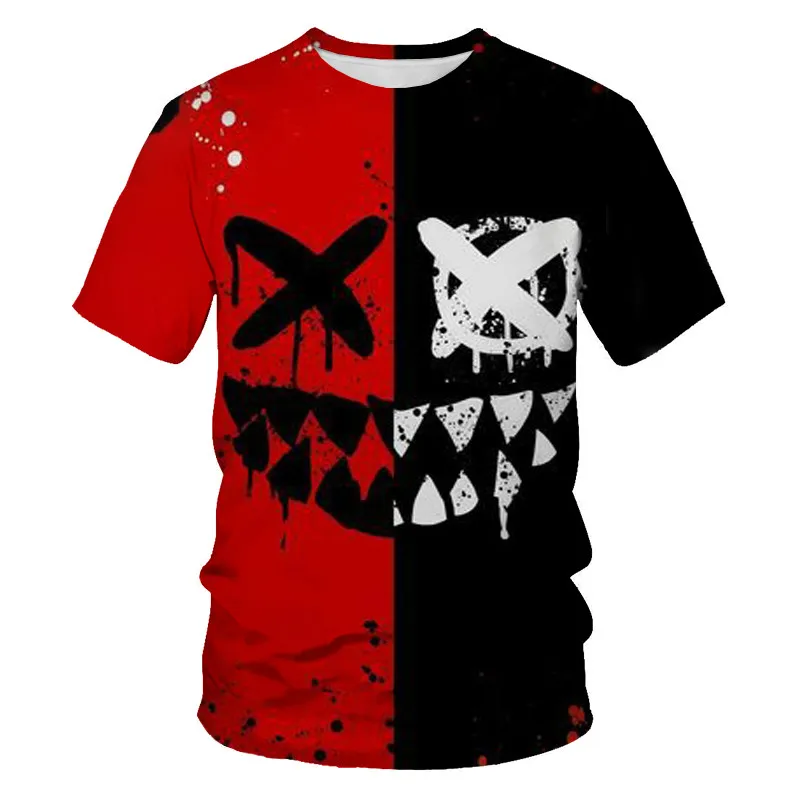 

2021 hip-hop street style 3D printed men's breathable T-shirt