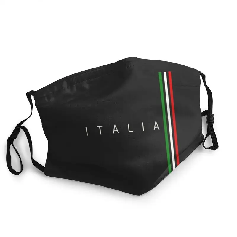 

Italy Flag Mask Anti Haze Dustproof Washable Italy Qatar Face Mask Protection Cover Adult Respirator Mouth-Muffle