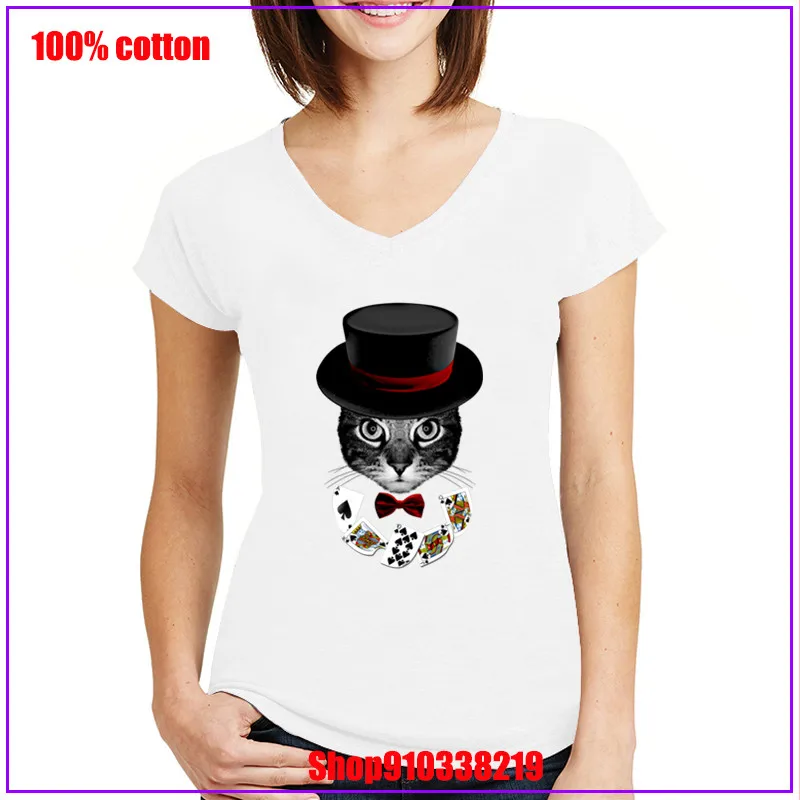 Женская футболка с коротким рукавом и V-образным вырезом | одежда