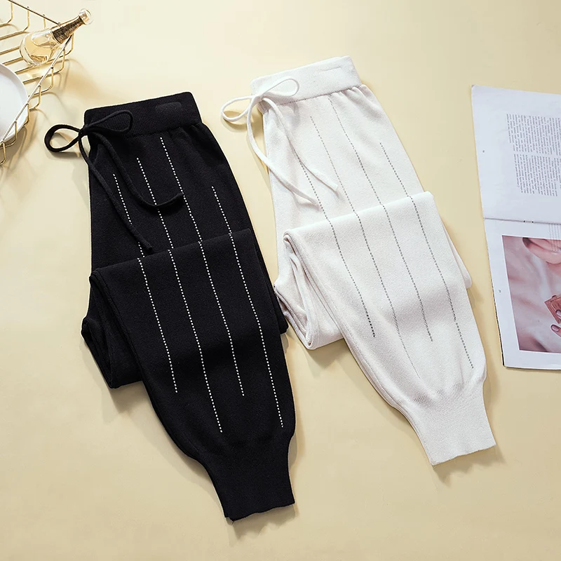 Европейские свободные брюки для женщин весна-лето 2020 новые тяжелые вертикальные