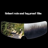 universal helmets patch film motorcycle helmet lens fog resistant films clear rainproof and anti fog film for motorcycle helmet