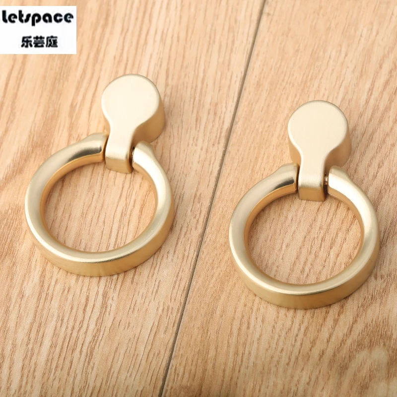 Современная простая Мода Падение Кольцо kicthen шкаф комод Дверная ручка пятно