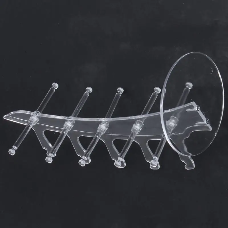 

5 Pairs Sunglasses Glasses Show Rack Counter Display Stand Holder White
