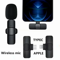 wireless mini clip on microphone handheld portable audio video mic 2 4g high quality radio for phone pc laptop support live