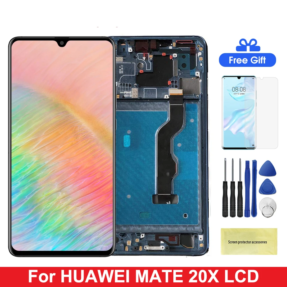 7 2 &quotMate 20X ЖК-дисплей для Huawei Mate с сенсорным экраном дигитайзер в сборе Замена 20 X -