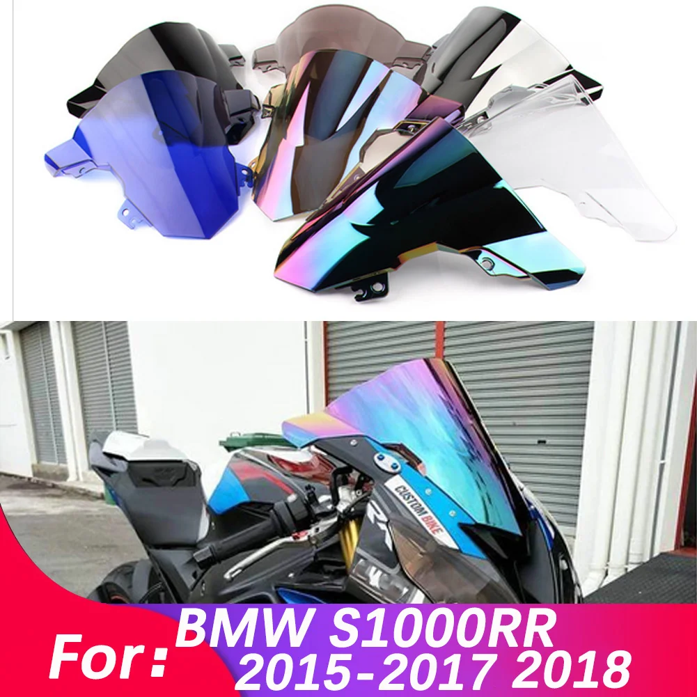 

15-18 Cafe Racer Motorcycle Windshield Windscree Wind Deflector For BMW S1000RR/S 1000 RR/S 1000RR/S1000 RR 2015 2016 2017 2018