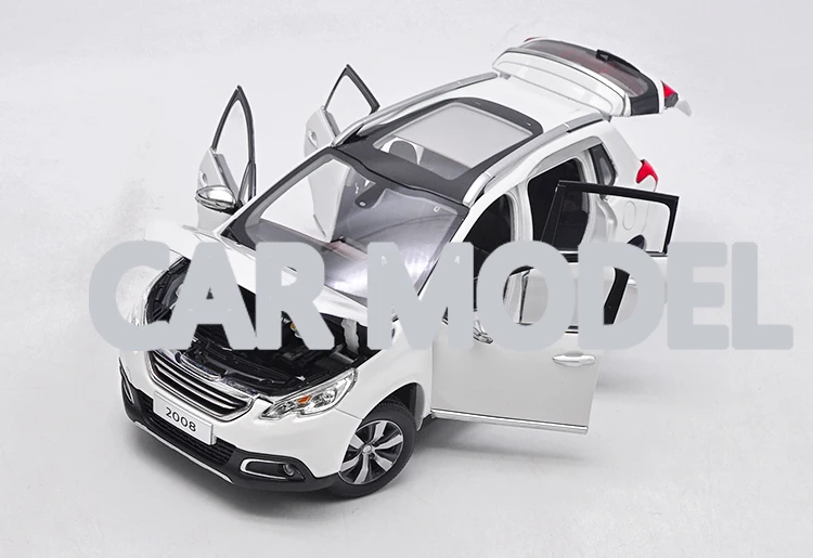 1:18 Масштаб сплава игрушечных автомобилей dongfeng biaozhi 2008 модель автомобиля SUV детских игрушечных автомобилей авторизованный игрушки для детей