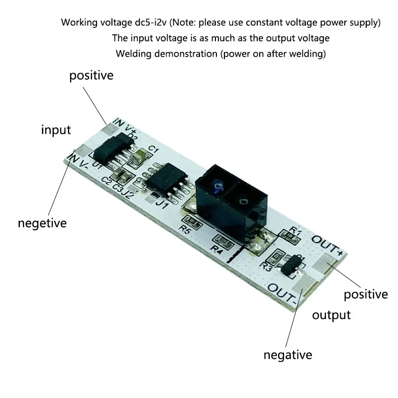Светодиодный светильник для шкафа 5 12 В инфракрасный сенсорный переключатель