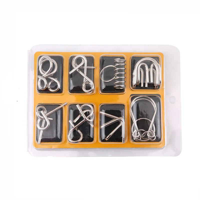 

Головоломка развивающая с металлической проволокой, 8 шт./компл.