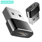 Адаптер USB Type C OTG, USB Type-c, штекер-микро USB Type-c, гнездовой конвертер, кабель Type-C, Стандартная зарядка, передача данных