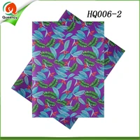 hq006 2pcsbag sego headtie fabric nigerian made by self headtie gele scarf leaves pattern print 8colors choose for party