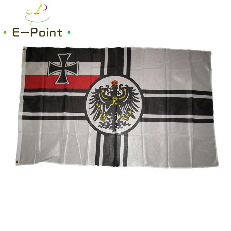 

Немецкий флаг императорской войны 3 фута * 5 футов (90*150 см), размер, рождественские украшения для дома, флаг, баннер, подарки