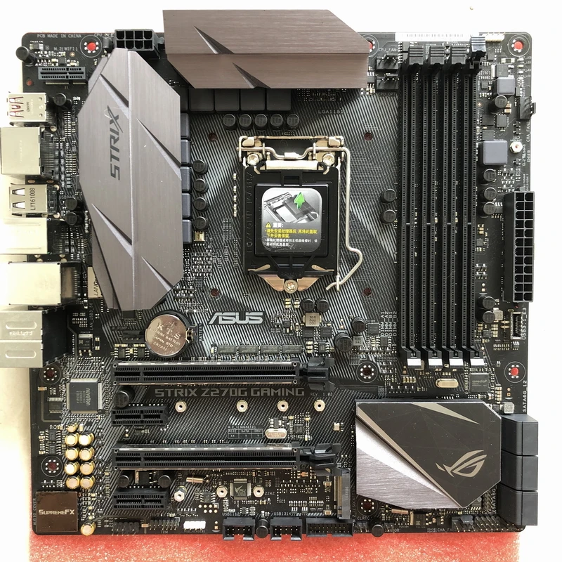 Игровой плеер Asus ROG STRIX Z270G материнская плата Raptor MATX маленькая 90% новый|Материнские