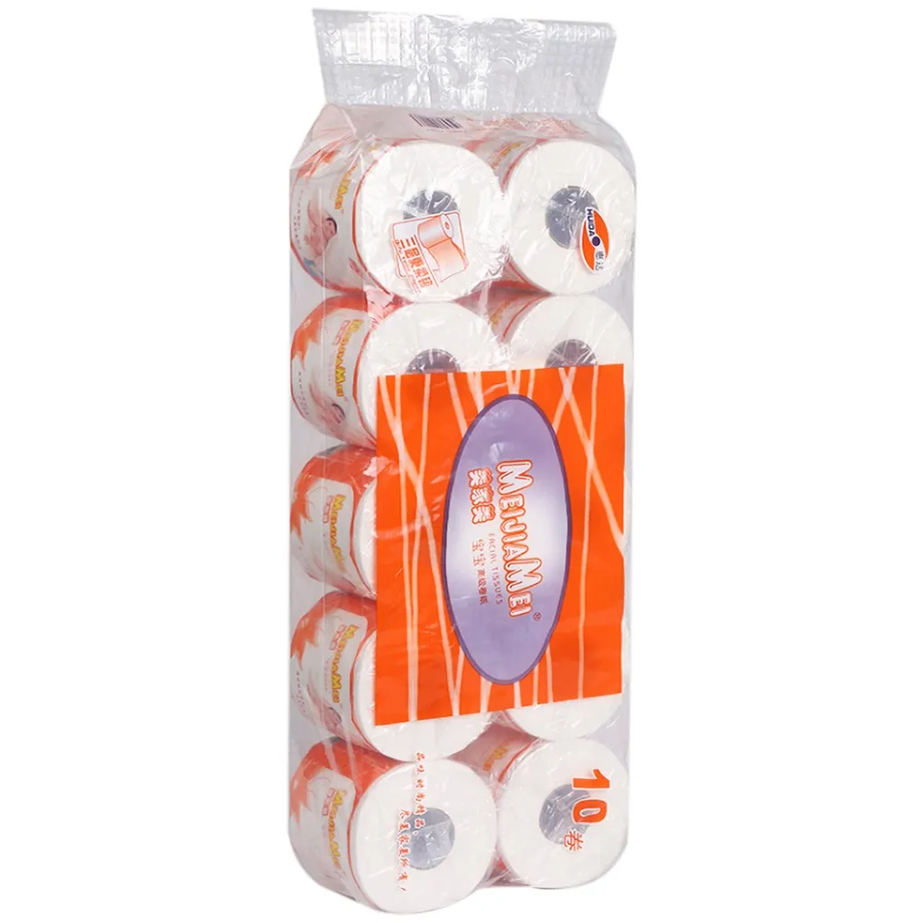 10 рулонов полотенец для ручной чистки салфетки из твердой бумаги 4 слоя C складные