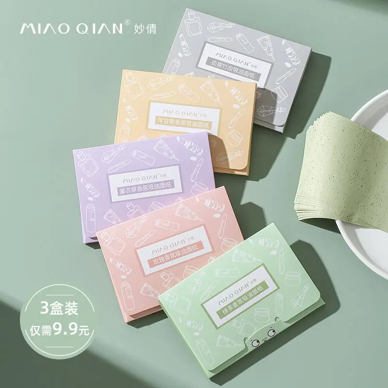 

100sheets/pack Green Tea Facial Oil Blotting Sheets Paper Cleansing Face Oil Control Absorbent Paper Beauty makeup tools