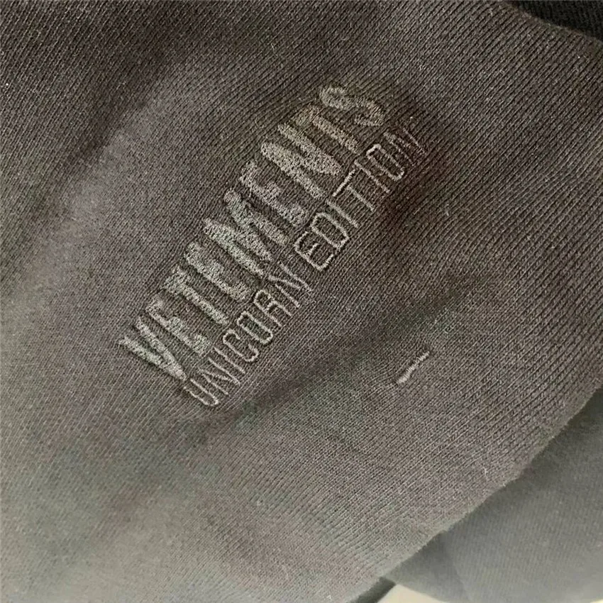 

Reflective Letters THE Vetements Hoodie Men Women Vetements Hooded Embroidered Mark VTM Sweatshirts