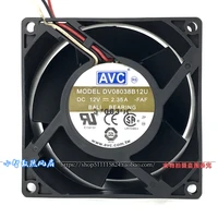 new original dv08038b12u 8038 8cm 12v 2 35a pwm violent large air volume inverter server cooling fan