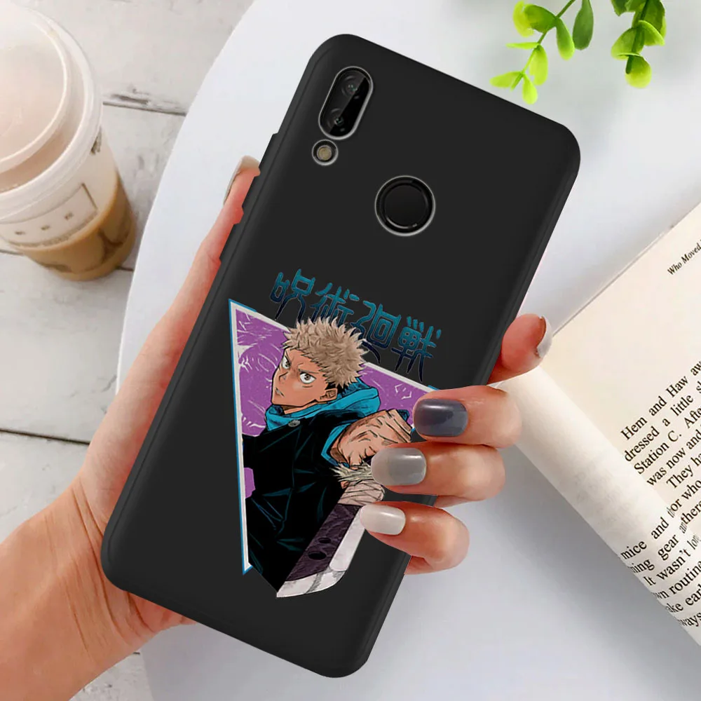 

Japanese Anime Jujutsu Kaisen Gojo Satoru Soft silicone Case Cover For Huawei P20 P30 P40 Lite Pro P8 P10 Mate 30 20 10 Lite Pro