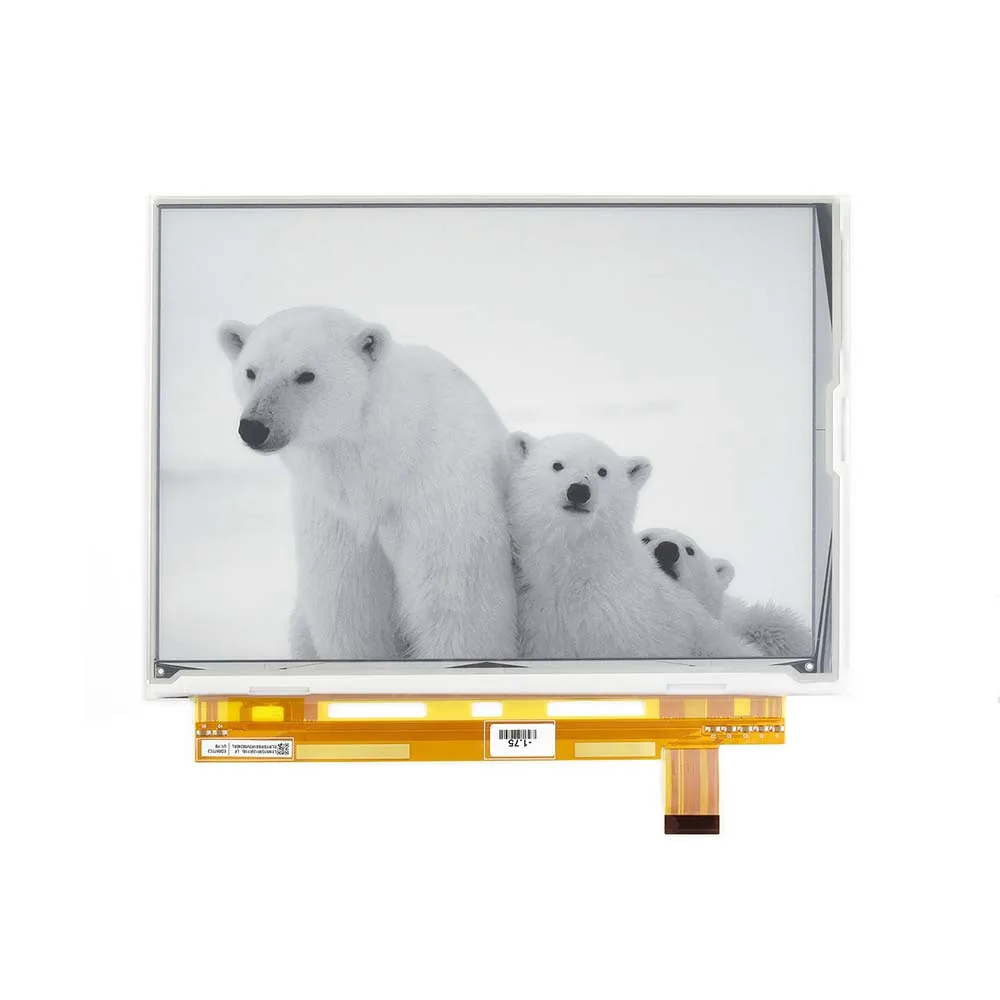 Waveshare 1200x825 9 7 дюймовый E-Ink сырьевой дисплей параллельный порт без печатной платы |
