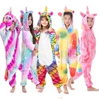 Пижама детская, кигуруми для детей в виде мультяшных персонажей