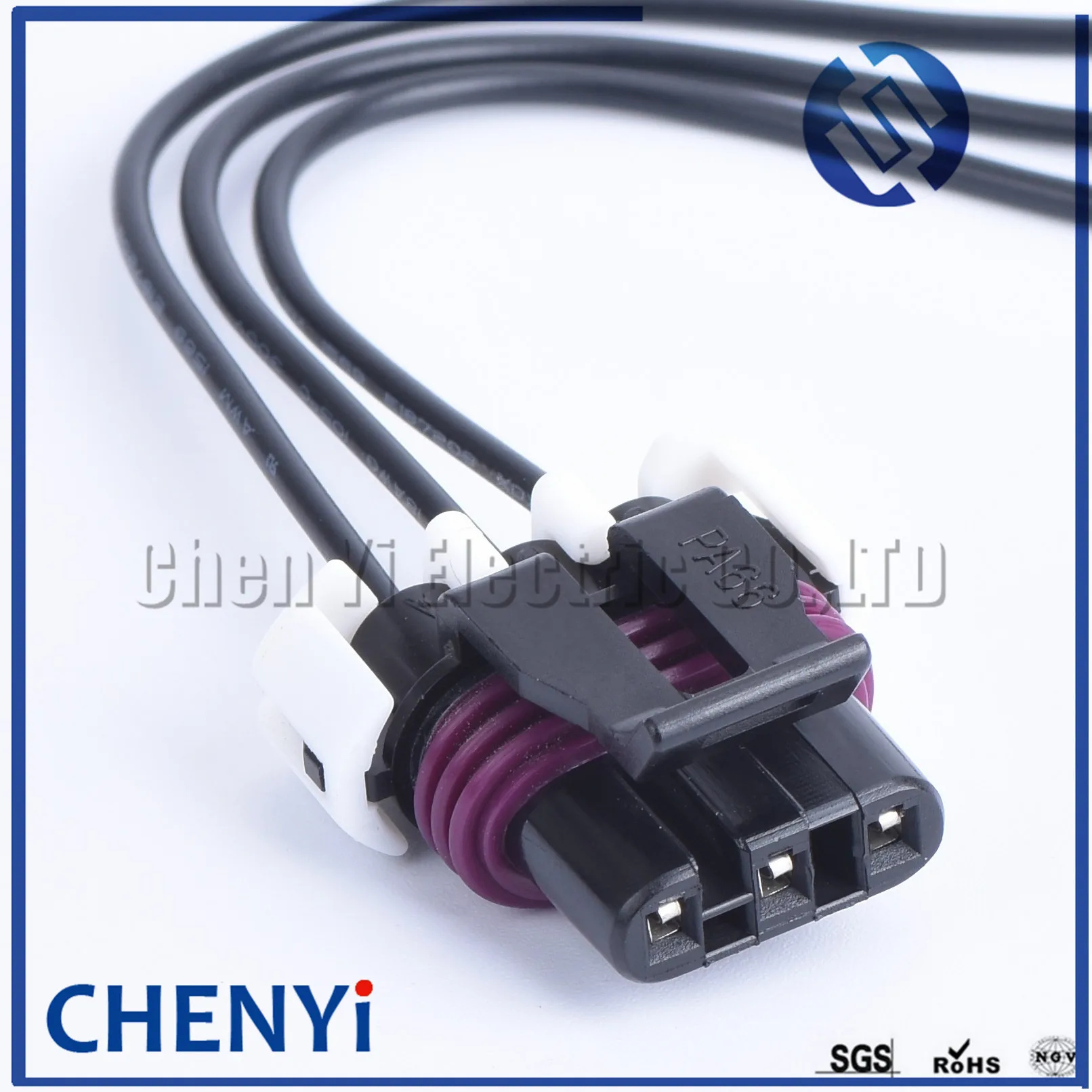

3 pin female Auto Waterproof Electrical Connector Plug (1.5) female Bearing position sensor connector 12059595 with 15cm harness