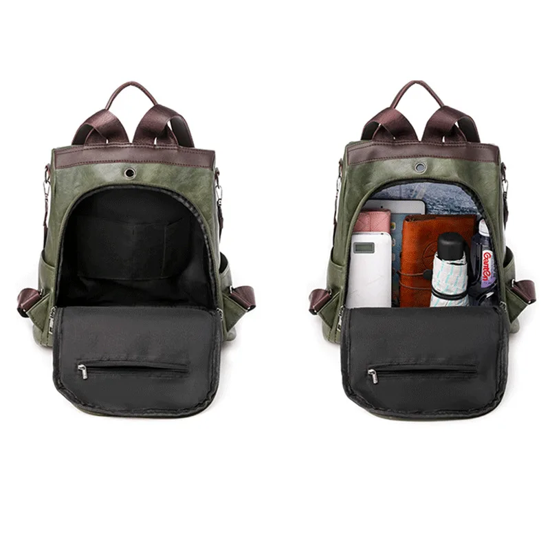 Женские кожаные рюкзаки 2019 Mochilas женский рюкзак школьные сумки для девочек