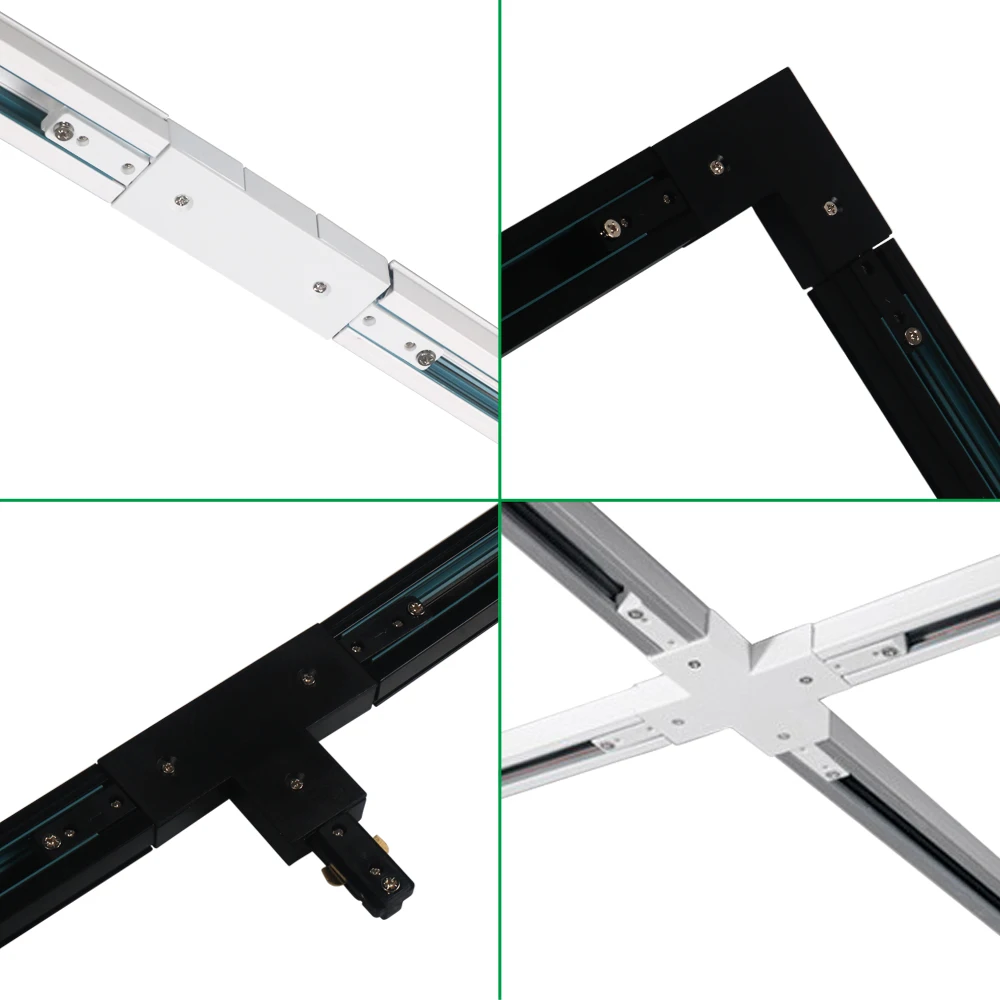 GO OCEAN Track Light 1meter Трек рельс 3 Провода Прожекторные лампы Светильники Алюминиевые