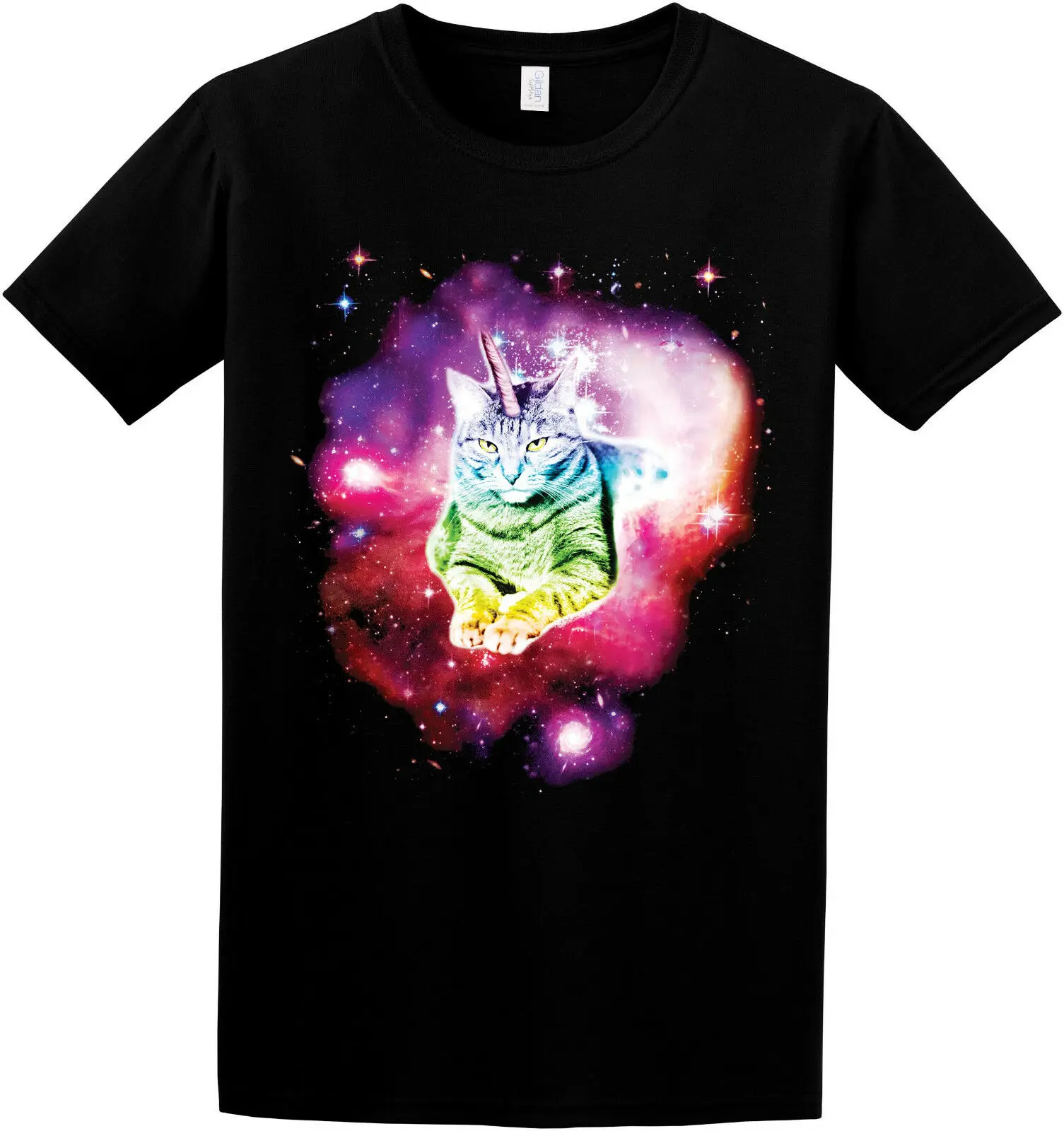 Волшебный Космический Единорог Кот забавная геби странная галактика космос