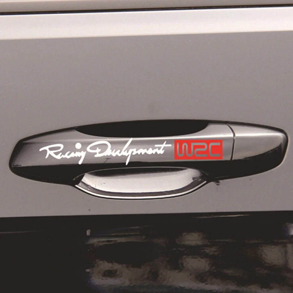 4pcs/set Car-styling WRC Logo Door Handle Reflective Stickers for Mazda 2 3 5 6 CX-3 CX-4 CX-5 CX5 CX-7 CX-9 Atenza Axela | Автомобили и