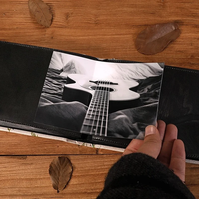 6 дюймов 100 шт. стильный и простой фотоальбом маленький на ткани Полароид брошюра