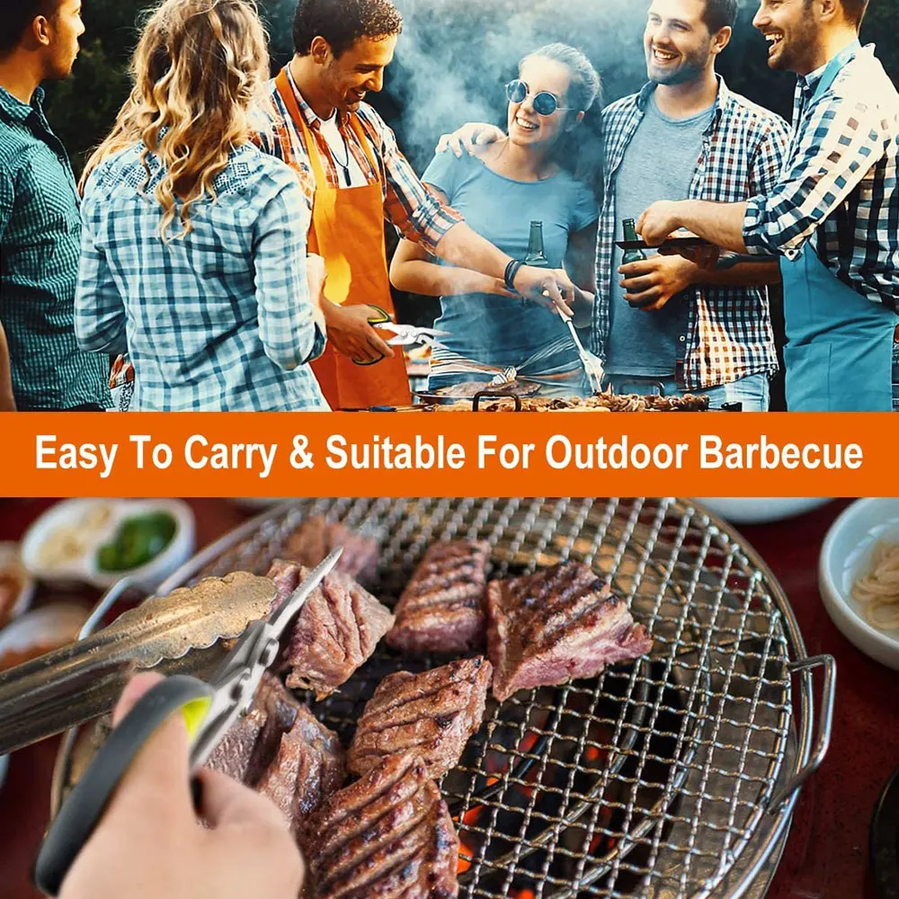 

Kitchen Scissors 6 in 1 2cr13 Heavy Duty Curved Multifunctional Chicken Bone Scissors for Food Vegetable Fishing Cooking knife