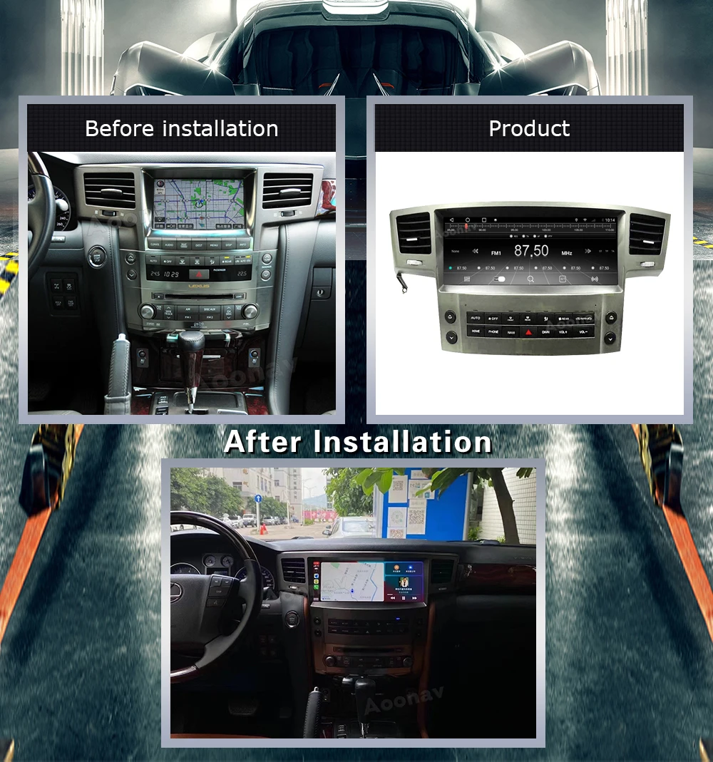 128G 2 din Android car radio For LEXUS LX570 2008-2015 GPS navigation DvD player multimedia Stereo receiver Head Unit | Автомобили и
