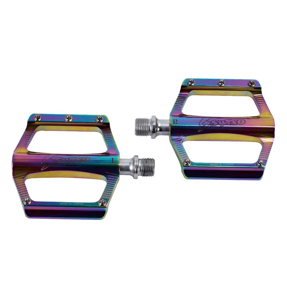 Гальванизированная разноцветная велосипедная педаль с 4 подшипниками