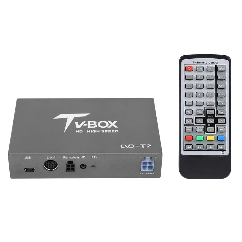 VODOOL автомобильный мобильный DVB T2 цифровая ТВ коробка мини HD приемник сигнала