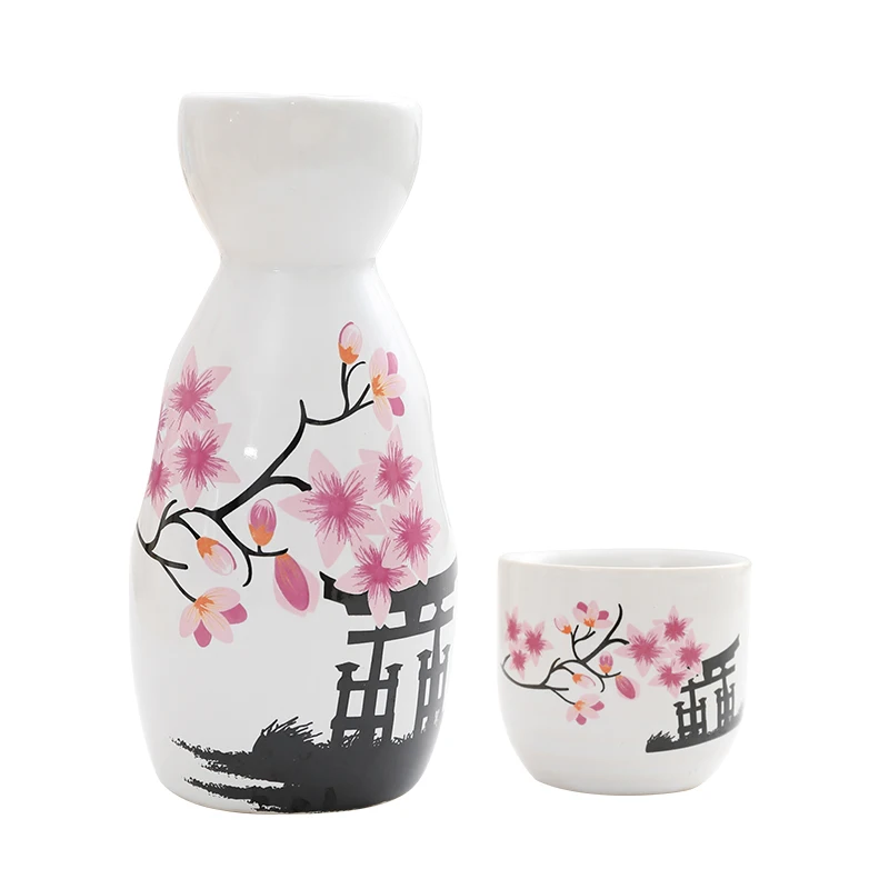 

Реставрация керамический бутылка для сакэ набор бытовой ликера и желтого вина дистрибьютор бутылки бланширование бутылки