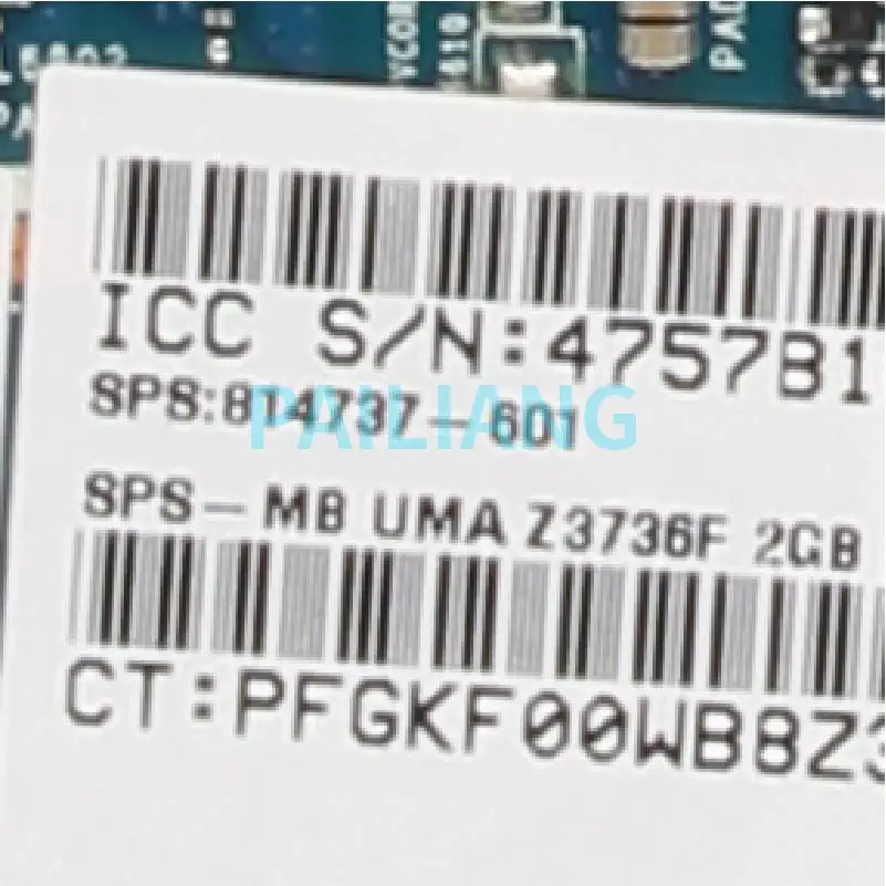Материнская плата для ноутбука HP Pavilion X2 10-N Atom Z3736F 814737-601 814737-501 6050A275540 SR20D