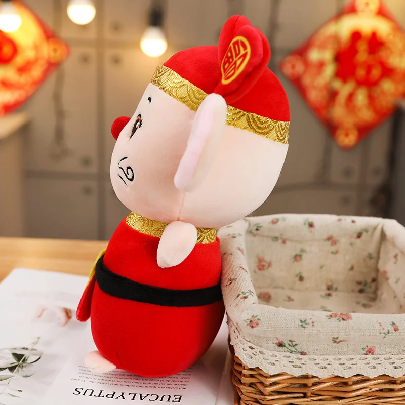 Быстро раскупаемый 1 шт. 25 см Kawaii платье талисман крысы красный Мышь Плюшевые игрушки YearMascot вечерние Декор подарок мягкая игрушка, кукла девочки; дети круглый год