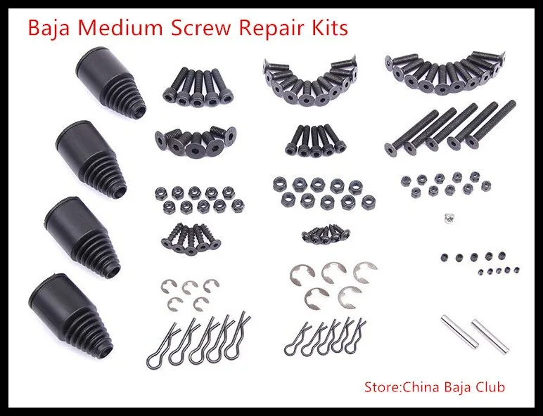 

Винтовые ремонтные комплекты для 1/5 HPI ROFUN KM baja
