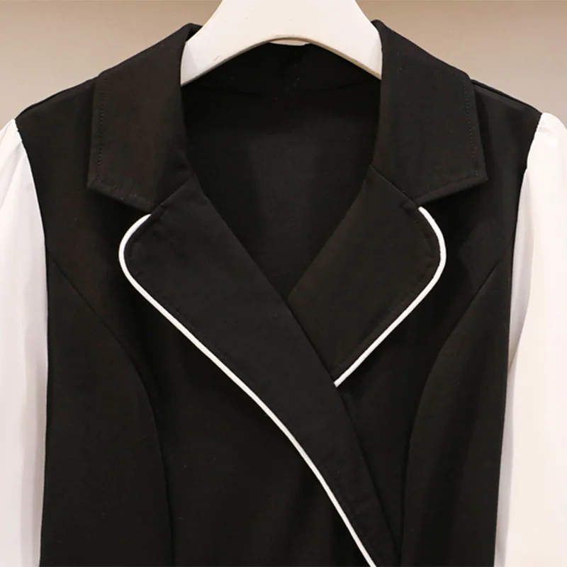 Офисная Леди 2020 зубчатый двубортный Выпускные вечерние платья для женщин с