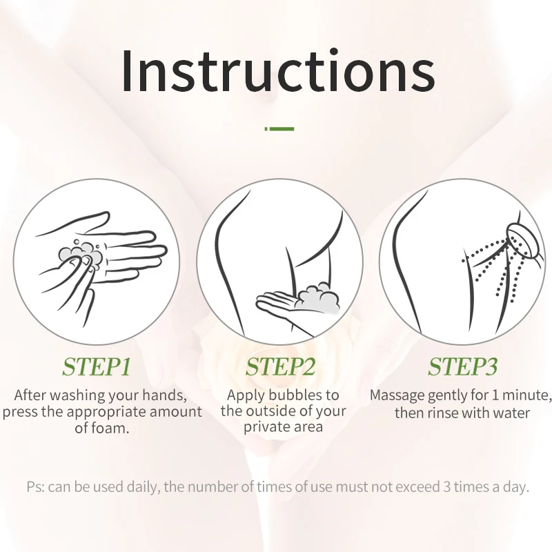 SHVYOG Личная часть уход пузырьковая стирка нежная чистая анти специфический запах