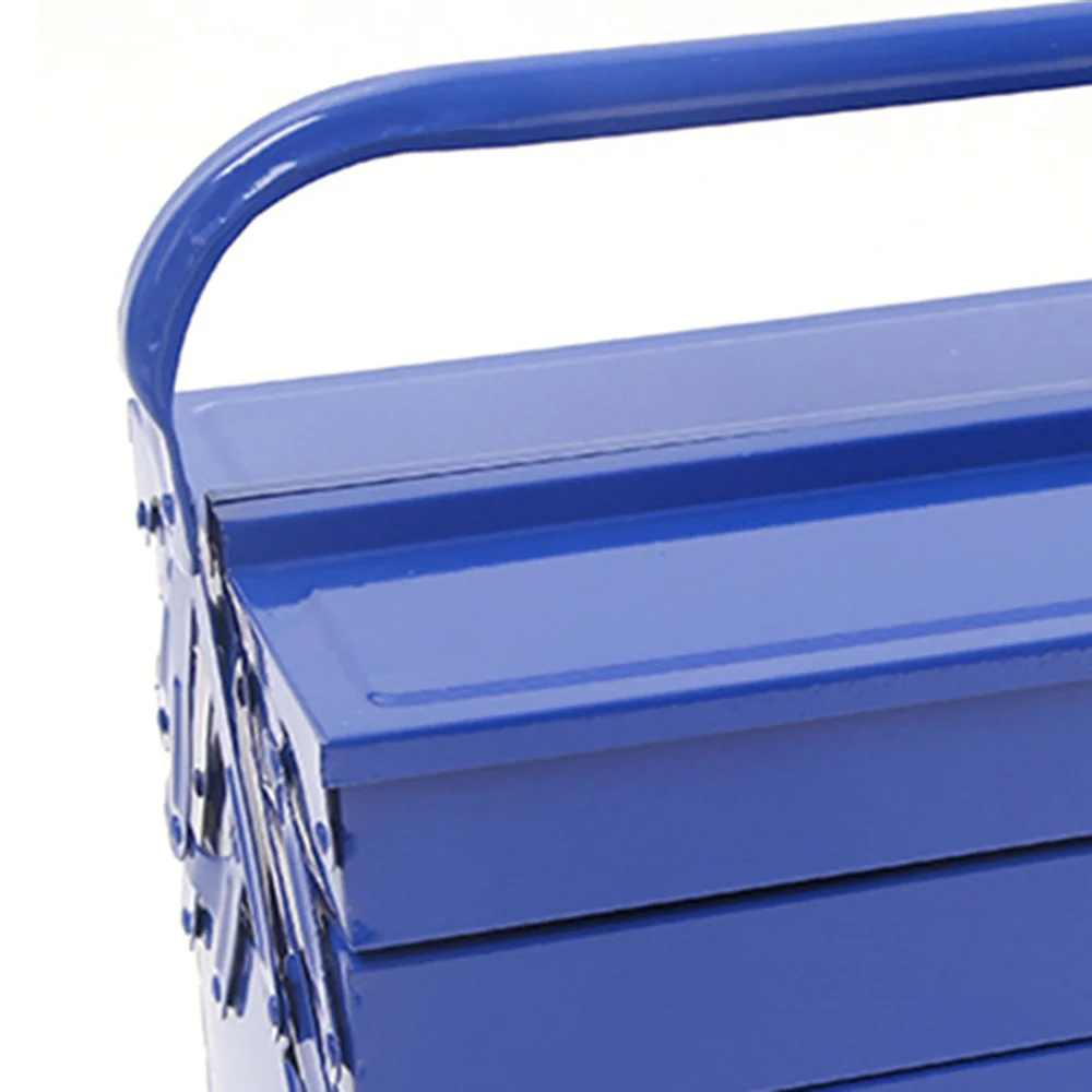 

Thicken Portable Toolbox Double Layer Storage Case Home Multi-function Car Repair Box Tool Container Case(Large,Iron,Three-layer