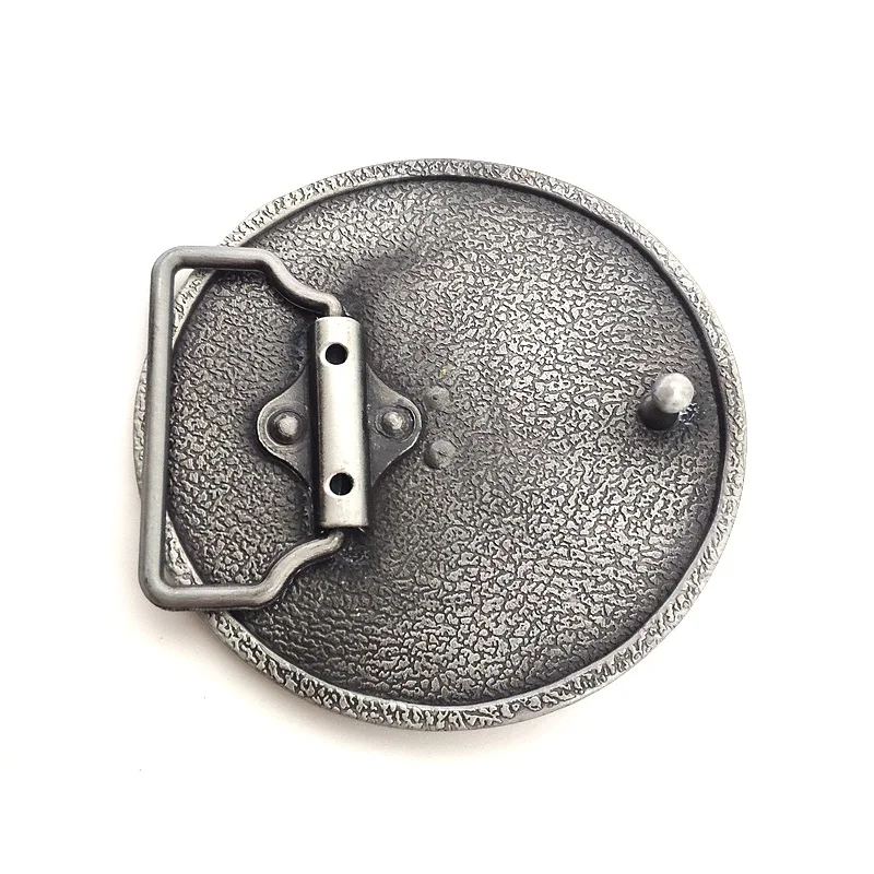 Мужская винтажная серебристая пряжка для ремня в ковбойском стиле со звездами на