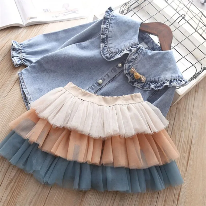 Комплекты одежды для маленьких девочек детская одежда комплект из двух