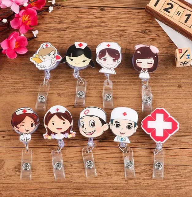 1 шт. милые выдвижной брелок для ключей с персонажами из мультфильмов