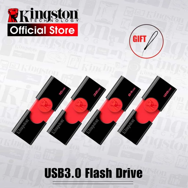 USB флеш накопитель Kingston DT106 32 3 1 ГБ 16 128 ГБ|USB флэш-накопители| |